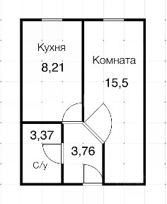 Продается 1-комн. квартира, 31 м²
