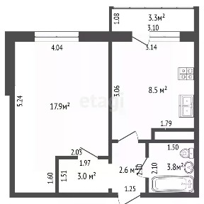 Продается 1-комн. квартира, 35,8 м²