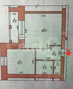 Продается 1-комн. квартира, 48,9 м²