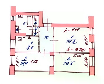 Продается 3-комн. квартира, 70 м²
