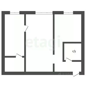Продается 2-комн. квартира, 43,8 м²