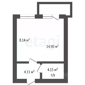 Продается студия, 31,6 м²