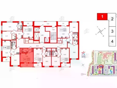 Продается студия, 21,5 м²