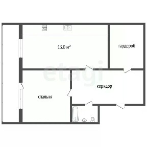 Продается 1-комн. квартира, 43,2 м²