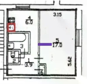 Продается 1-комн. квартира, 31,1 м²
