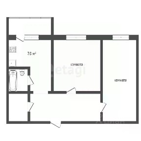 Продается 2-комн. квартира, 48,5 м²