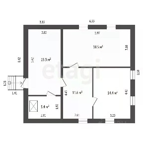 Продается 1-этажный дом, 120 м²