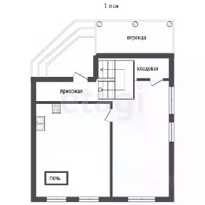 Продается 2-этажный дом, 75 м²