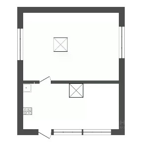 Продается 1-этажный дом, 28,8 м²
