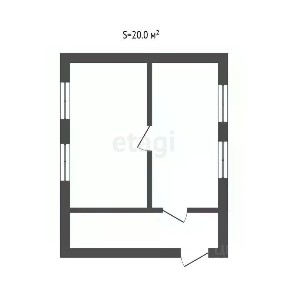 Продается 1-этажный дом, 20 м²