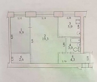 Продается 2-комн. квартира, 45 м²