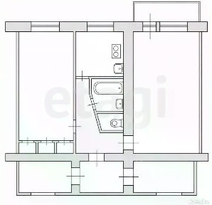 Продается 2-комн. квартира, 43,5 м²