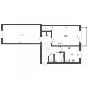 Продается 2-комн. квартира, 45 м²
