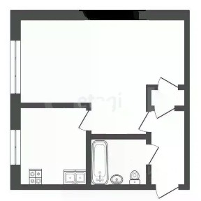Продается 1-комн. квартира, 30,3 м²