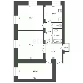 Продается 3-комн. квартира, 77 м²