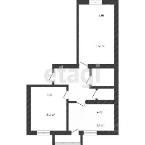 Продается 2-комн. квартира, 63 м²