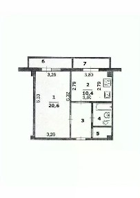 Продается 1-комн. квартира, 43,5 м²