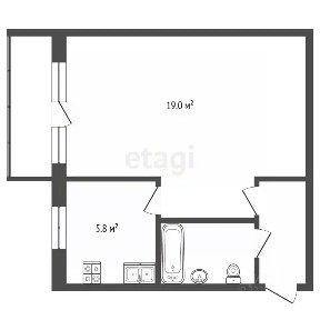 Продается 1-комн. квартира, 30 м²