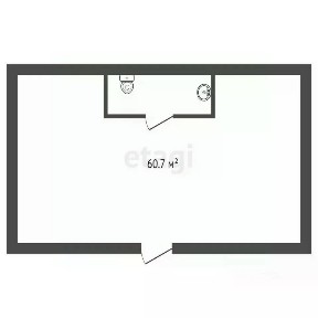 Продается помещение свободного назначения, 60,7 м²