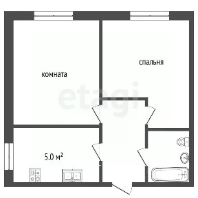 Продается 2-комн. квартира, 36 м²