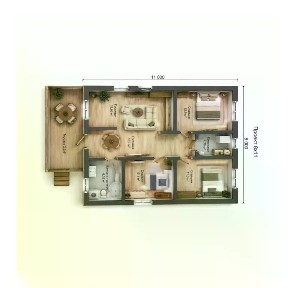 Продается 1-этажный дом, 95 м²
