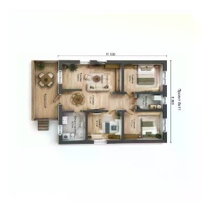 Продается 1-этажный дом, 95 м²