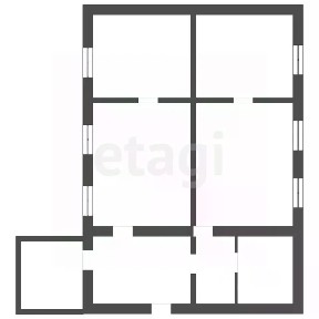 Продается 1-этажный дом, 57,5 м²