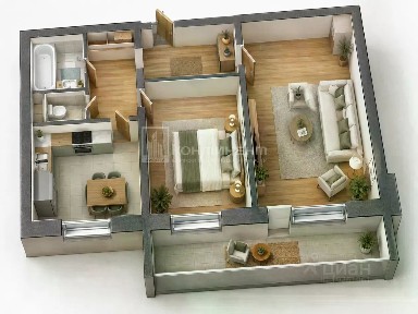 Продается 2-комн. квартира, 52,8 м²