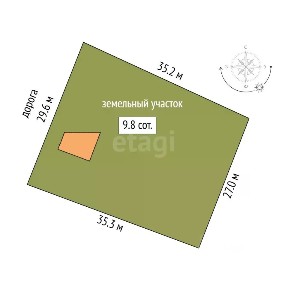 Продается 1-этажный дом, 80,2 м²