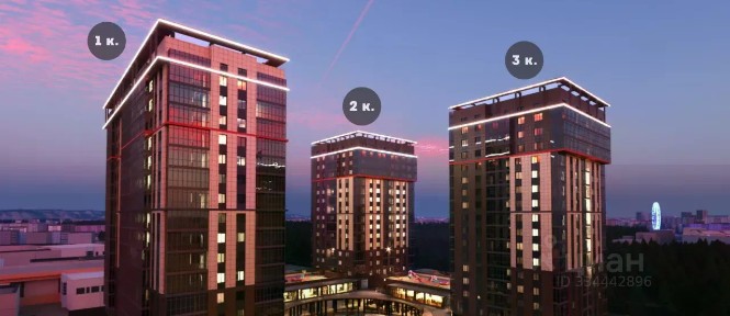Продается 1-комн. квартира, 49,14 м²