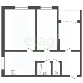 Продается 3-комн. квартира, 50,5 м²