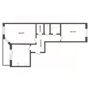 Продается 2-комн. квартира, 56,6 м²