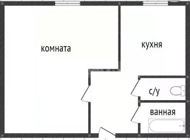 Продается 1-комн. квартира, 34 м²