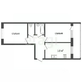 Продается 2-комн. квартира, 49,9 м²