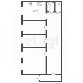 Продается 3-комн. квартира, 79,7 м²