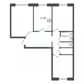 Продается 3-комн. квартира, 67,8 м²