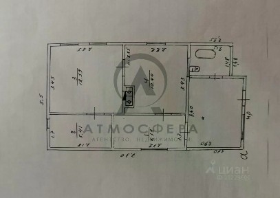 Продается 1-этажный дом, 34,7 м²