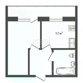 Продается 1-комн. квартира, 41 м²
