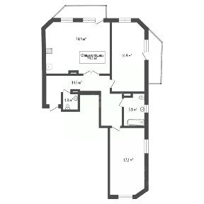 Продается 2-комн. квартира, 79,8 м²