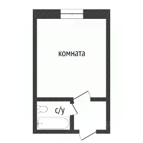 Продается студия, 25,7 м²