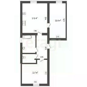 Продается 3-комн. квартира, 52,2 м²