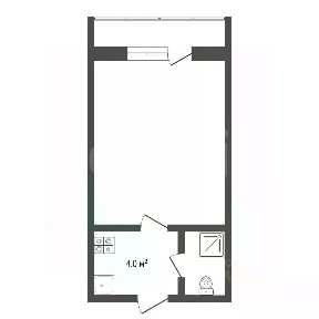 Продается 1-комн. квартира, 19,9 м²
