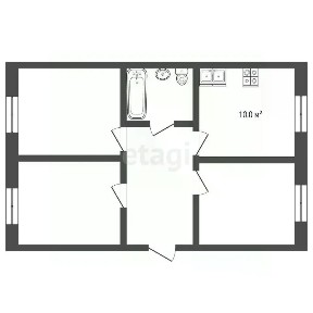 Продается 3-комн. квартира, 50 м²