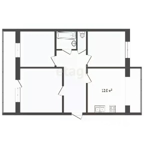 Продается 3-комн. квартира, 61,9 м²