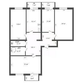 Продается 4-комн. квартира, 124,2 м²