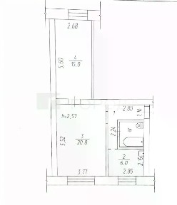 Сдается 2-комн. квартира, 50,3 м²