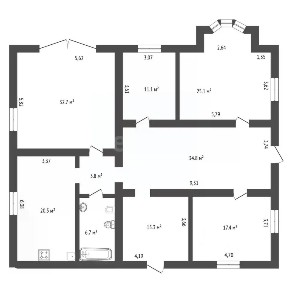 Продается 1-этажный дом, 167,4 м²
