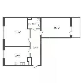 Продается 2-комн. квартира, 62,3 м²