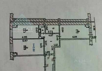 Продается 2-комн. квартира, 66,3 м²