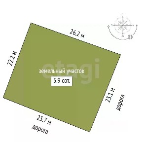 Сдается 1-этажный дом, 40 м²